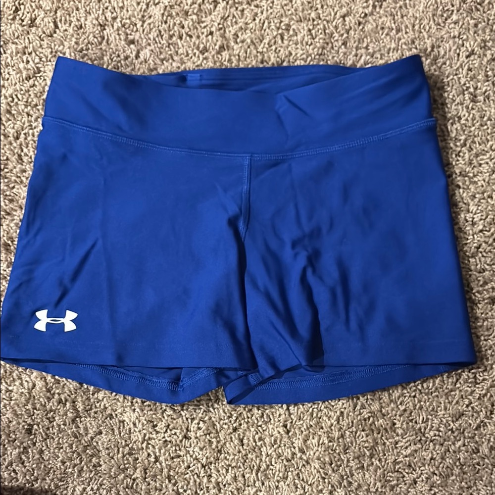 Under Armour Women's Athletic Royal Blue Spandex/Shorts